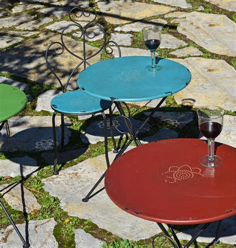 Kaufen sie ihren gartentisch in bester qualität für den garten oder den balkon. Metalltisch "Breno" #shabbychic #gartenmöbel #tisch ...