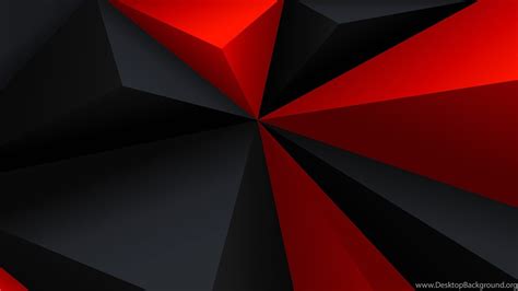 digital art minimalism  poly geometry triangle red