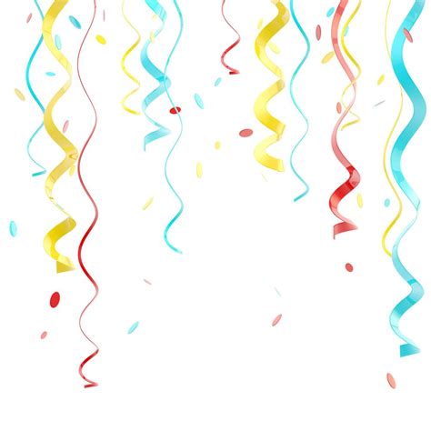 Confetti Stock Photography Serpentine Streamer Party Vector Ribbon