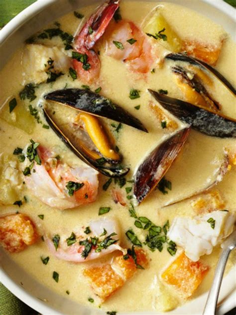 Spicy Seafood Chowder Recipe Chowder Recipes Seafood Chowder