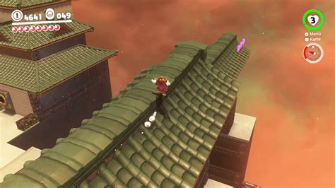 Super Mario Odyssey Bowsers Land 7 Seitwärts Auf Das Festungstor