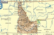 Mapas de Escolar.com - Mapa de Idaho