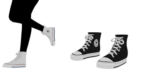 Mmd Sims 4 Converse Sneakers By Fake N True On Deviantart