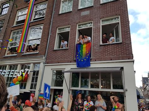 Gay Flag Of Europe Amsterdam Pride 2019 Reurope
