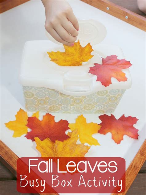 Fall Leaves In And Out Activity For Kids Autumn Activities For Kids