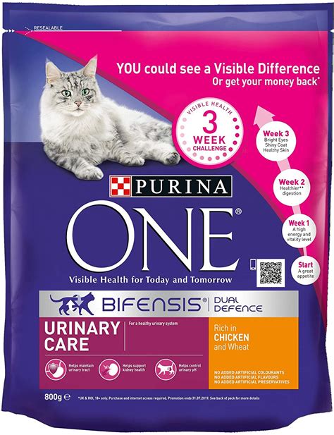 Facilities, where checks for quality and safety ensure a urinary health cat food. Purina ONE Urinary Care Dry Cat Food Chicken 800g - Case ...