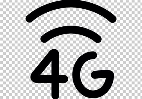 4g Computer Icons Lte Png Clipart Area Black And White Brand