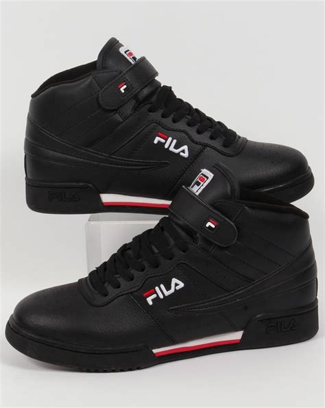 Fila Vintage F 13 Trainers Blackhigh Topsshoesbasketball