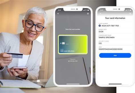 Credit Card Scanning Microblink