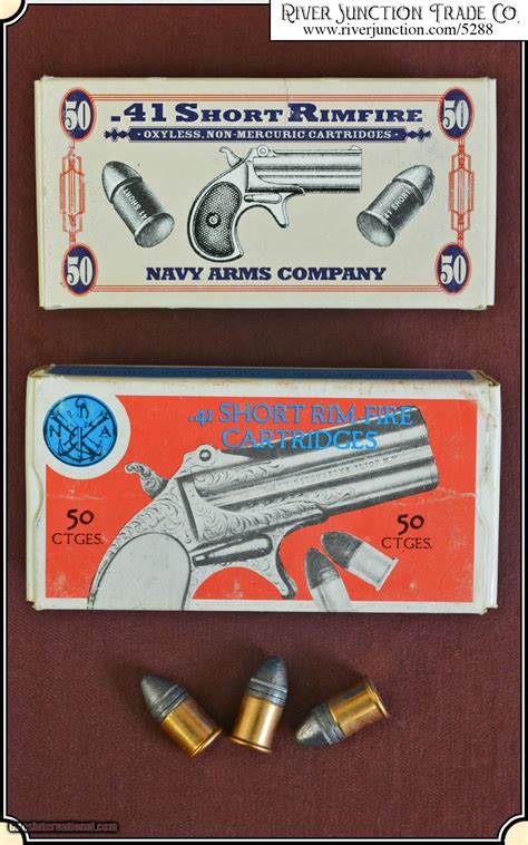 41 Caliber Rim Fire Ammo By Navy Arms 1 Box Of 50 Rounds
