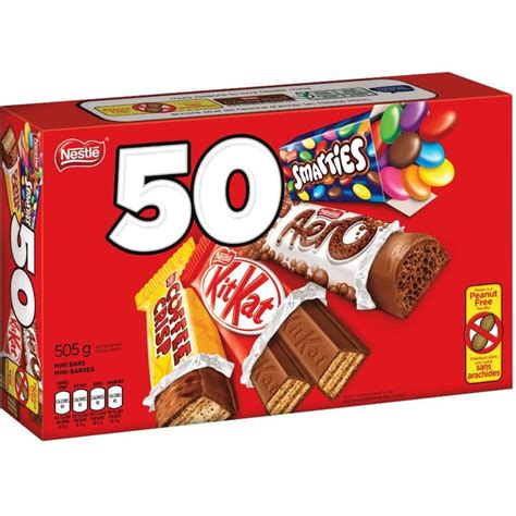 Nestle 50 Pack Assorted Mini Chocolate Bars Home Hardware