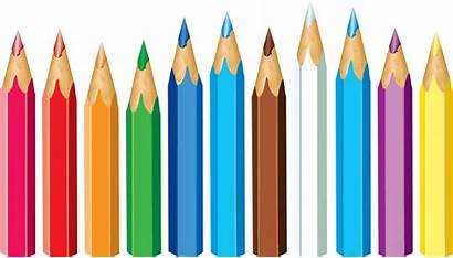 Crayon Clipart Pencils Pencil Clip Transparent Colored