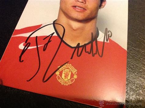 Autografo Firma Cristiano Ronaldo