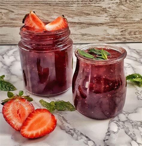 Making jam is actually pretty easy once you've sterilized your jars ready to go. Homemade Strawberry Jam - Keto & Sugar-Free Recipe ...