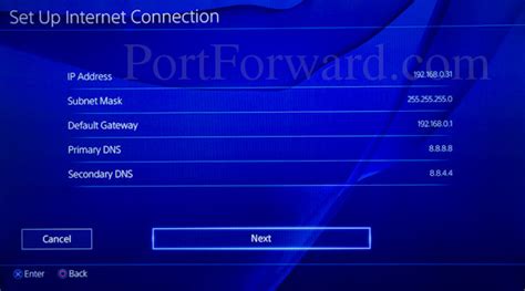 Subnetting can improve security and help to balance overall. Static IP Address for PS4
