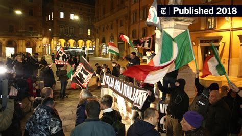 Anti Fascist Protesters Rally In Italy As Mussolinis Heirs Gain Ground The New York Times