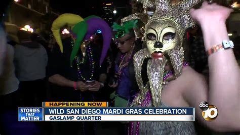 Wild San Diego Mardi Gras Celebration Youtube