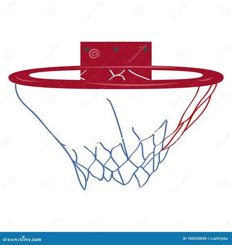 Isolated Basketball Hoop Stock Vector Illustration Of Ball 180335858