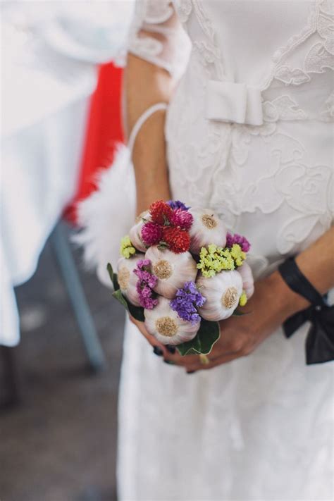 Maybe you would like to learn more about one of these? My pink garlic wedding bouquet. PHOTOGRAPHY: http://www ...
