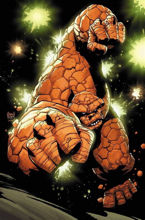 Ben Grimm Thing Marvel Comics Art Superhero Comic Fantastic Four