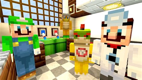 Minecraft Wii U Nintendo Fun House Chef Mario Quits 19 Youtube