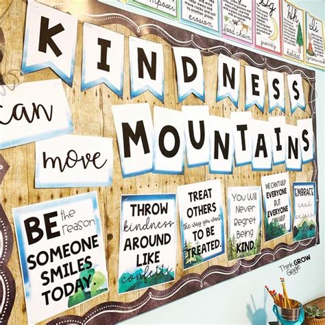 Kindness Posters Bulletin Board Decor Be Kind Motivational Quotes