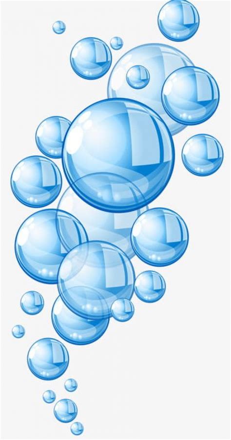 Cartoon Water Bubbles Clip Art
