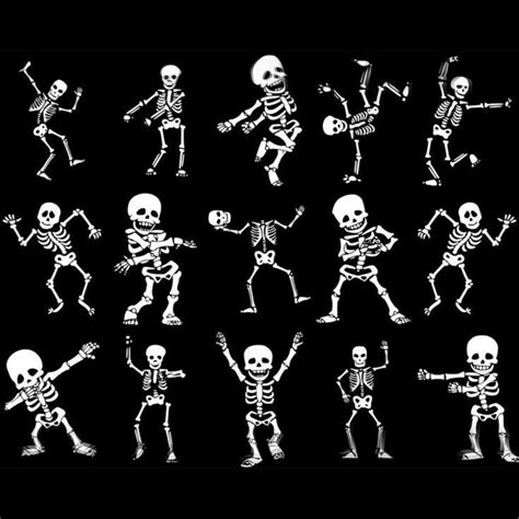 Dancing Skeleton Svg Etsy