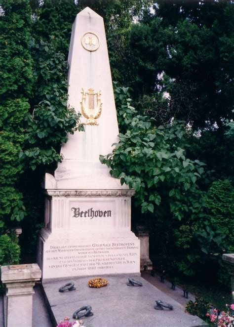 Beethovens Grave In Viennas Zentralfriedhof Taken In