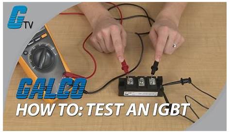 how to test igbt module