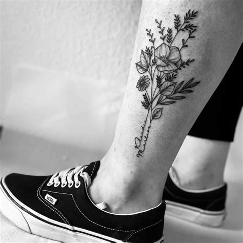 Wildflower Tattoo Design Top 51 Best Wildflower Tattoo Ideas