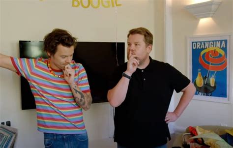 Watch Harry Styles Make His Latest Music Video With James Corden For 300