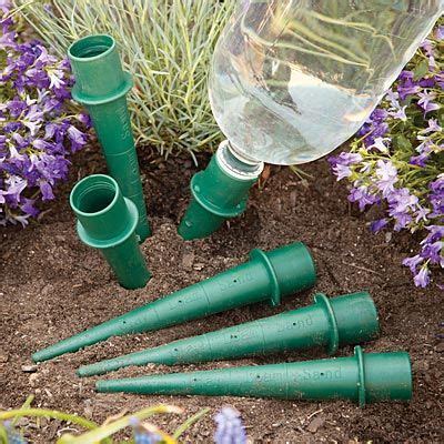 Has anyone tried plant watering spikes or stakes (the larger version) in their sandy garden? Aqua Spikes for Time Release Watering | Watering, Diy dream home, Lawn and garden
