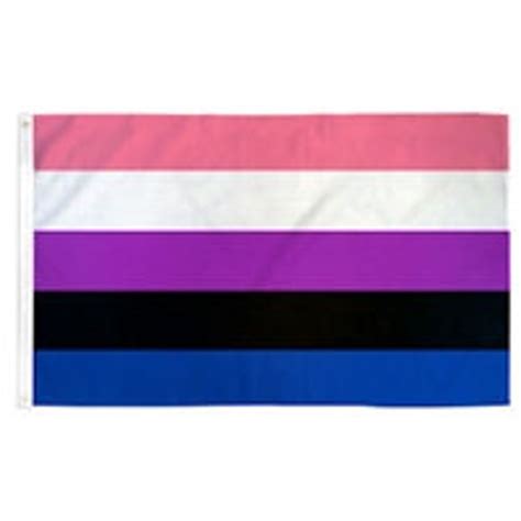 Gender Fluid Pride Nylon Flag 3x5 Etsy Uk