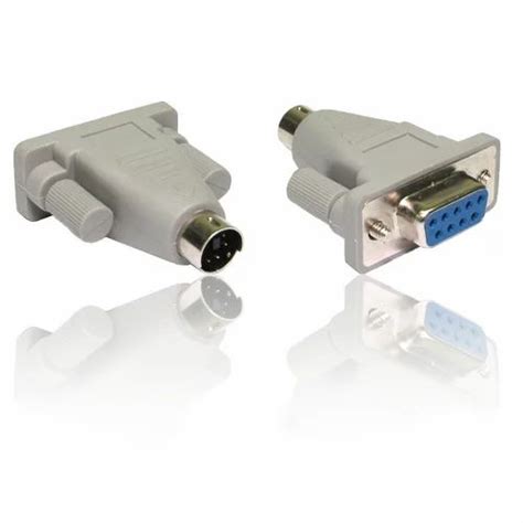 Ps 2 6 Pin Mini Din Male To Db9 Serial 9 Pin Female Adapter At Best Price In Faridabad