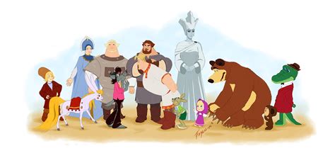 Russian Cartoon Characters By Fayen Ri On Deviantart Russian Cartoons Cartoon Characters Cartoon