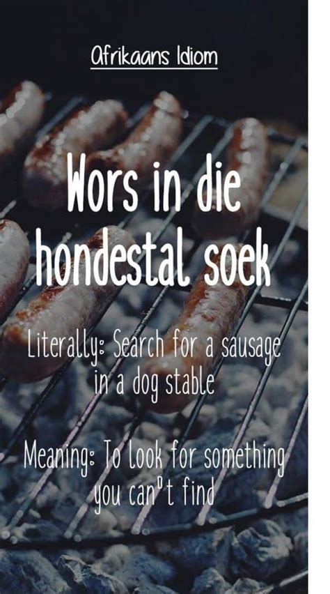 25 Best Afrikaans Idioms And Proverbs Ever With Images Za