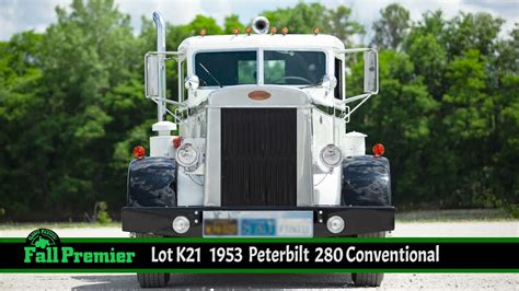 1953 Peterbilt 280 Conventional K21 Fall Premier 2021