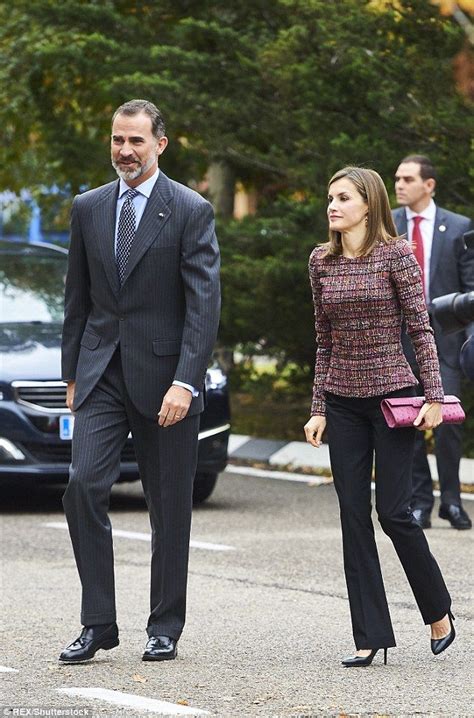 Queen Letizia Of Spain Joins King Felipe Vi For A Ceremony In Madrid