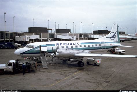 Convair 580 Republic Airlines Aviation Photo 0004198
