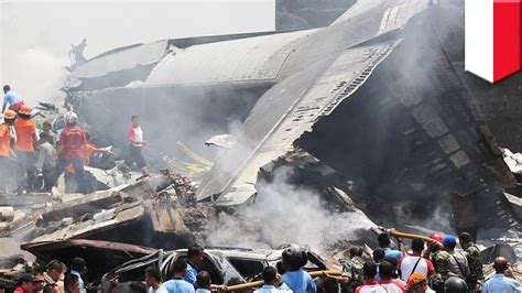 Indonesia Plane Crash Death Toll Rises To 100 In Medan After Military