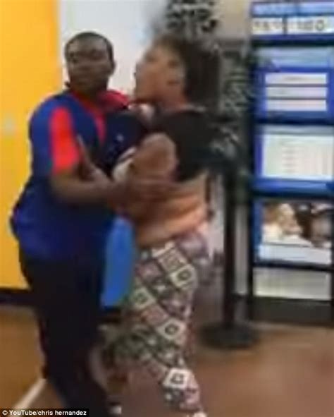 Group Of Women Slap Each Other Up Inside A Walmart Daily Mail Online