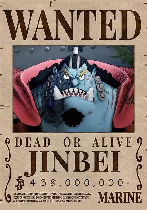 One Piece Wanted Poster Jinbe Digital Art By Niklas Andersen Pixels The Best Porn Website