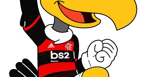 Mascotes do Brasileirão Desenhos: Flamengo do Urubu Desenho Mascote