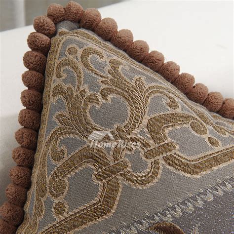 See more ideas about brown couch pillows, brown living room, brown couch. Country luxury Brown Floral Velvet Couch Best Throw Pillows