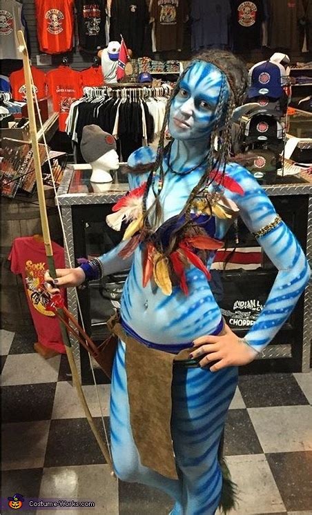 Creative Diy Avatar Costume No Sew Diy Costumes