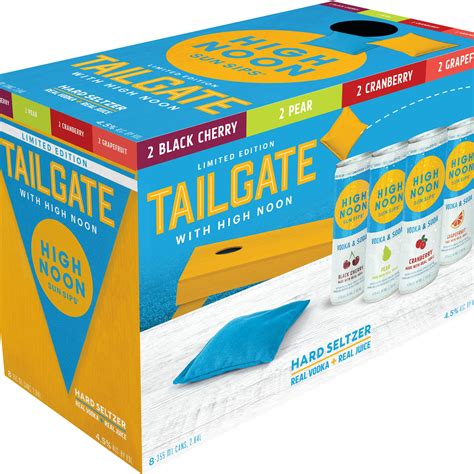 High Noon Spirits Sun Sips Hard Seltzer Tailgate Variety Pack 8 Pack 12