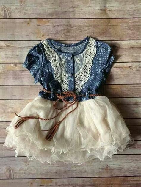 Probably The Cutest Baby Outfit Ever Girls Denim Dress Girls Tutu