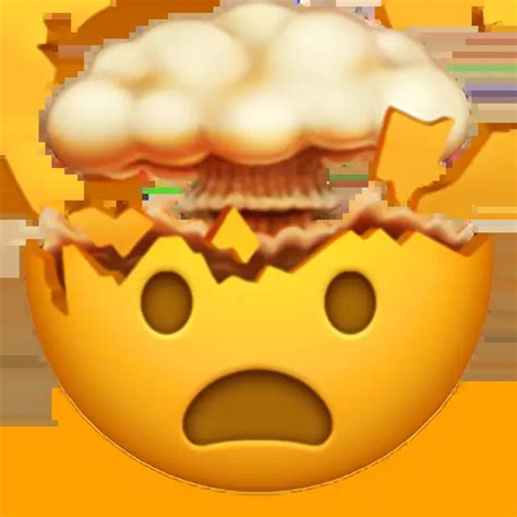 🤯 Shocked Face With Exploding Head Exploding Head Emoji 📖 Emoji