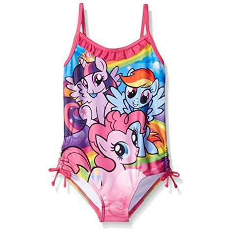 My Little Pony Little Girls Mlp 4 6x Swimsuit Multi 4